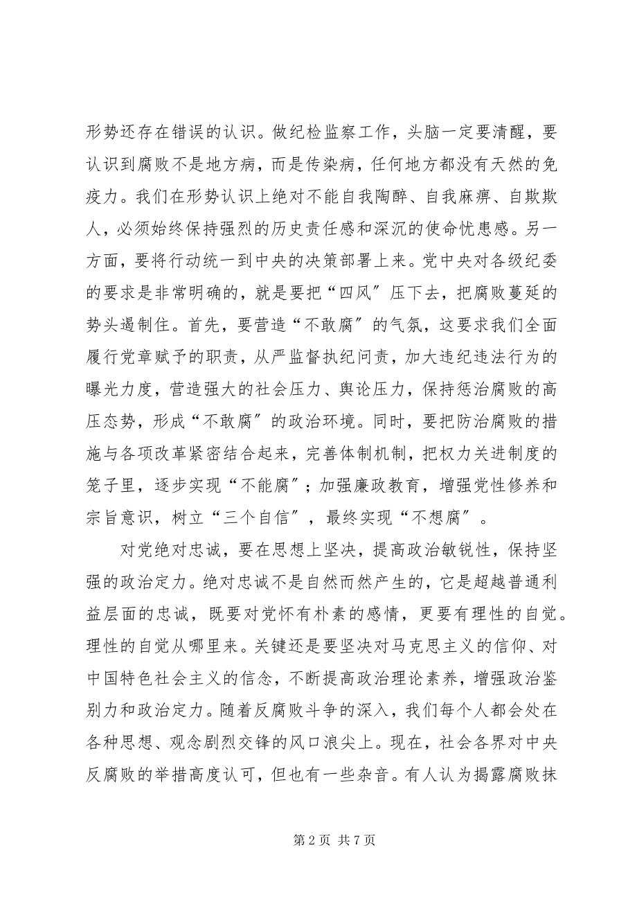 2023年纪委书记忠诚干净担当心得体会.docx_第2页