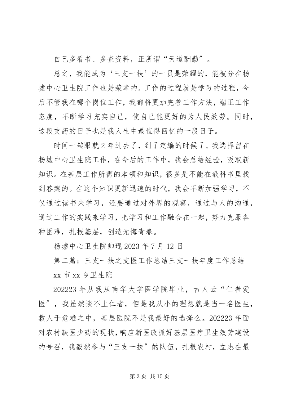 2023年三支一扶之支药工作总结.docx_第3页