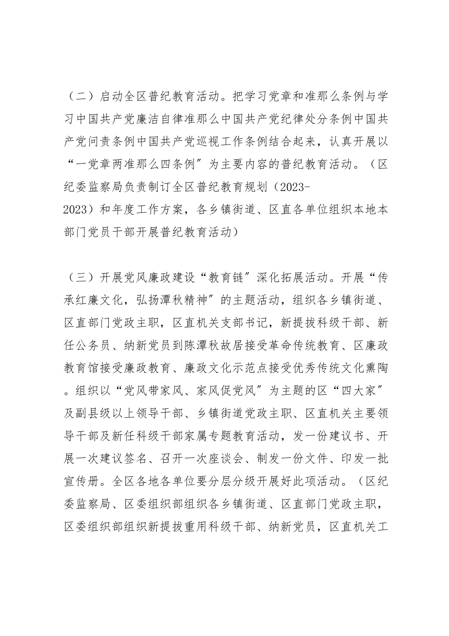 2023年监察局第十八个党风廉政建设宣传教育月活动方案.doc_第3页