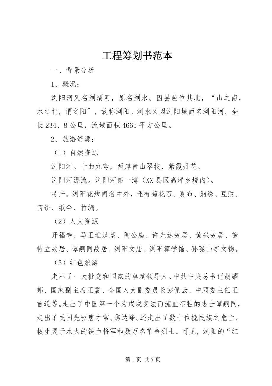 2023年项目策划书范本.docx_第1页