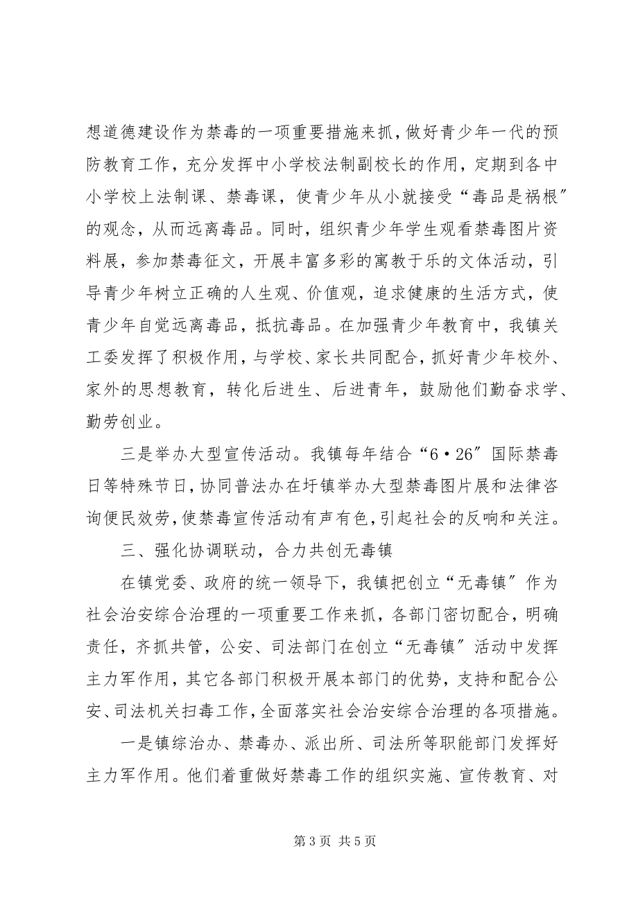 2023年xx乡镇创建无毒镇活动工作总结.docx_第3页