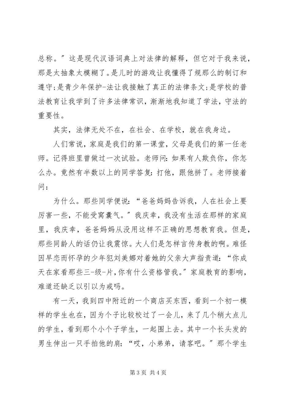 2023年法在我身边演讲稿.docx_第3页