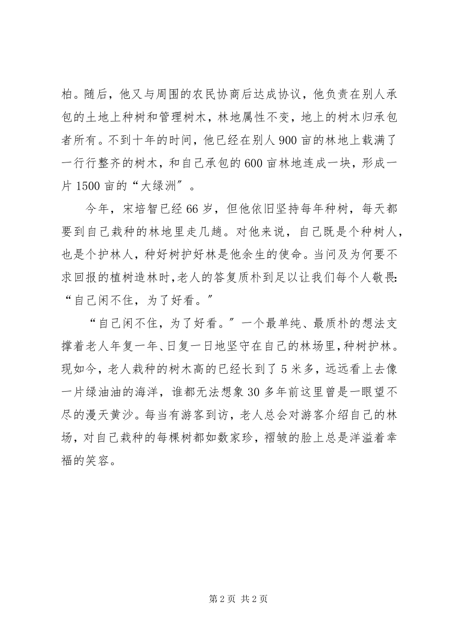 2023年宋培智植树造林先进个人事迹材料.docx_第2页