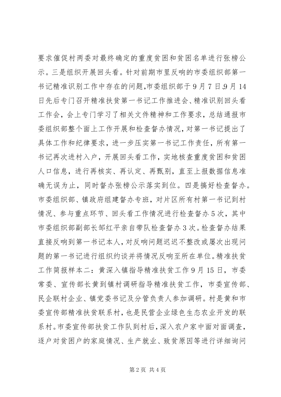 2023年精准扶贫工作简报.docx_第2页