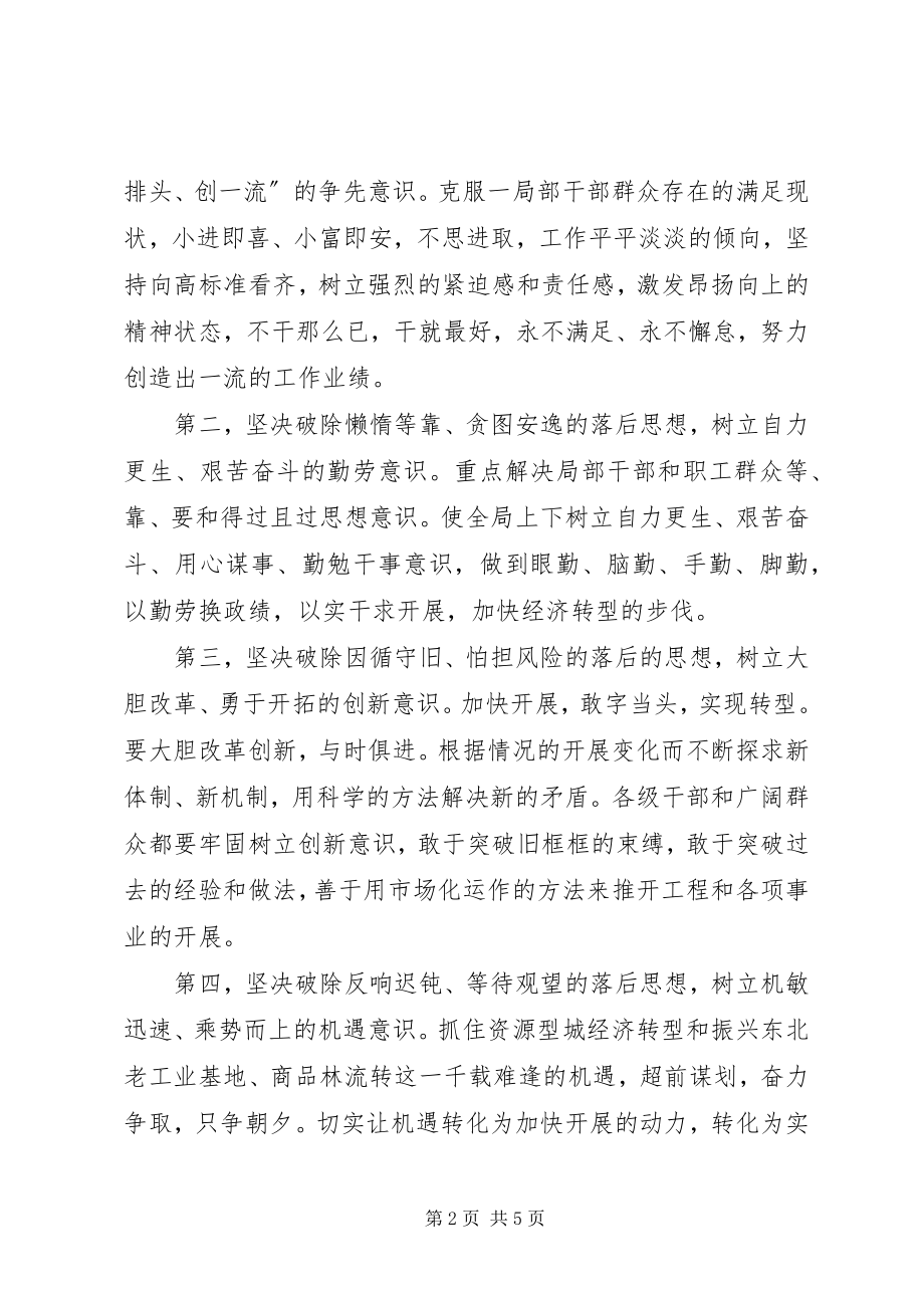 2023年进一步解放思想大讨论活动方案.docx_第2页