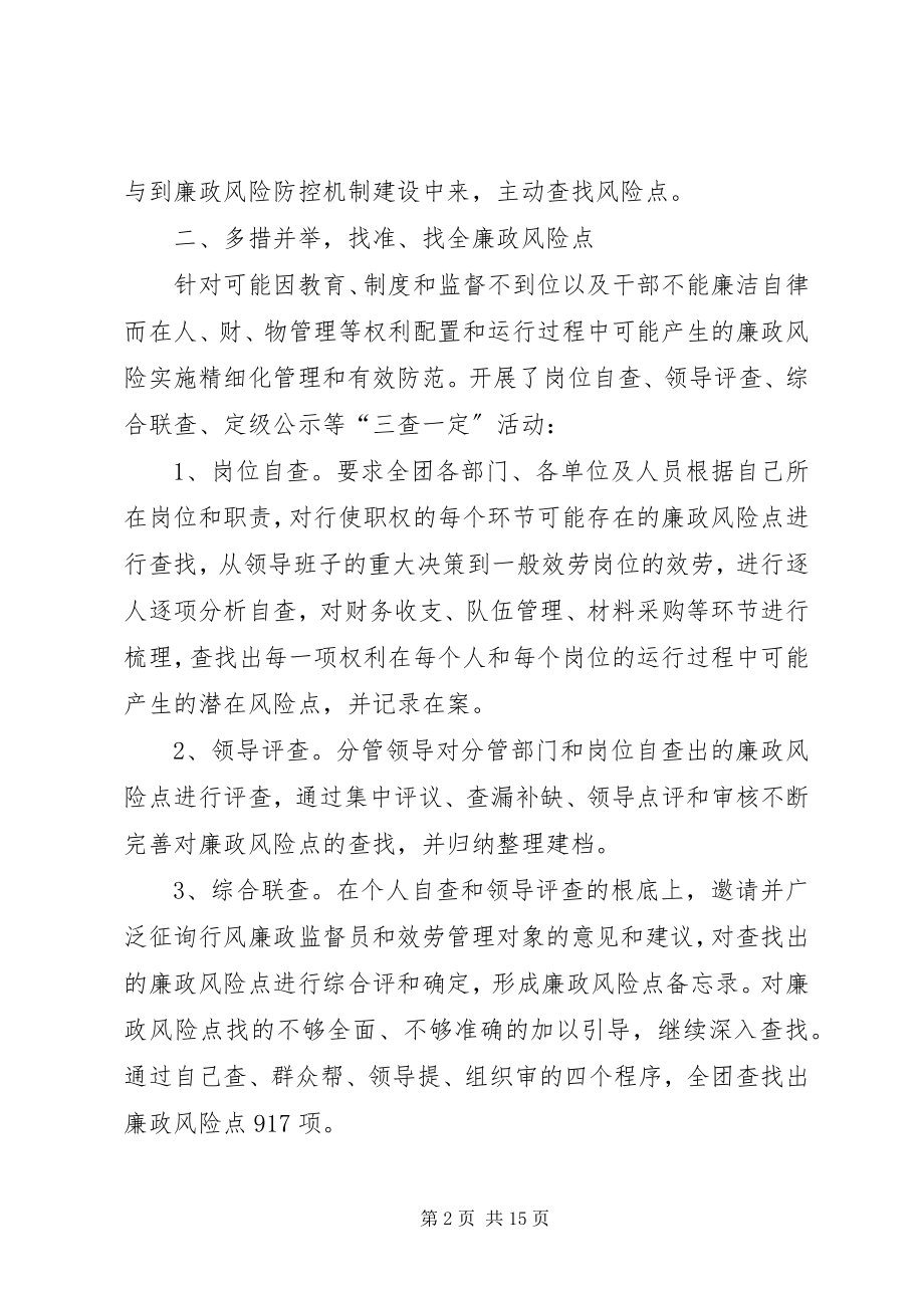 2023年粮食局党风廉政风险防控工作总结.docx_第2页