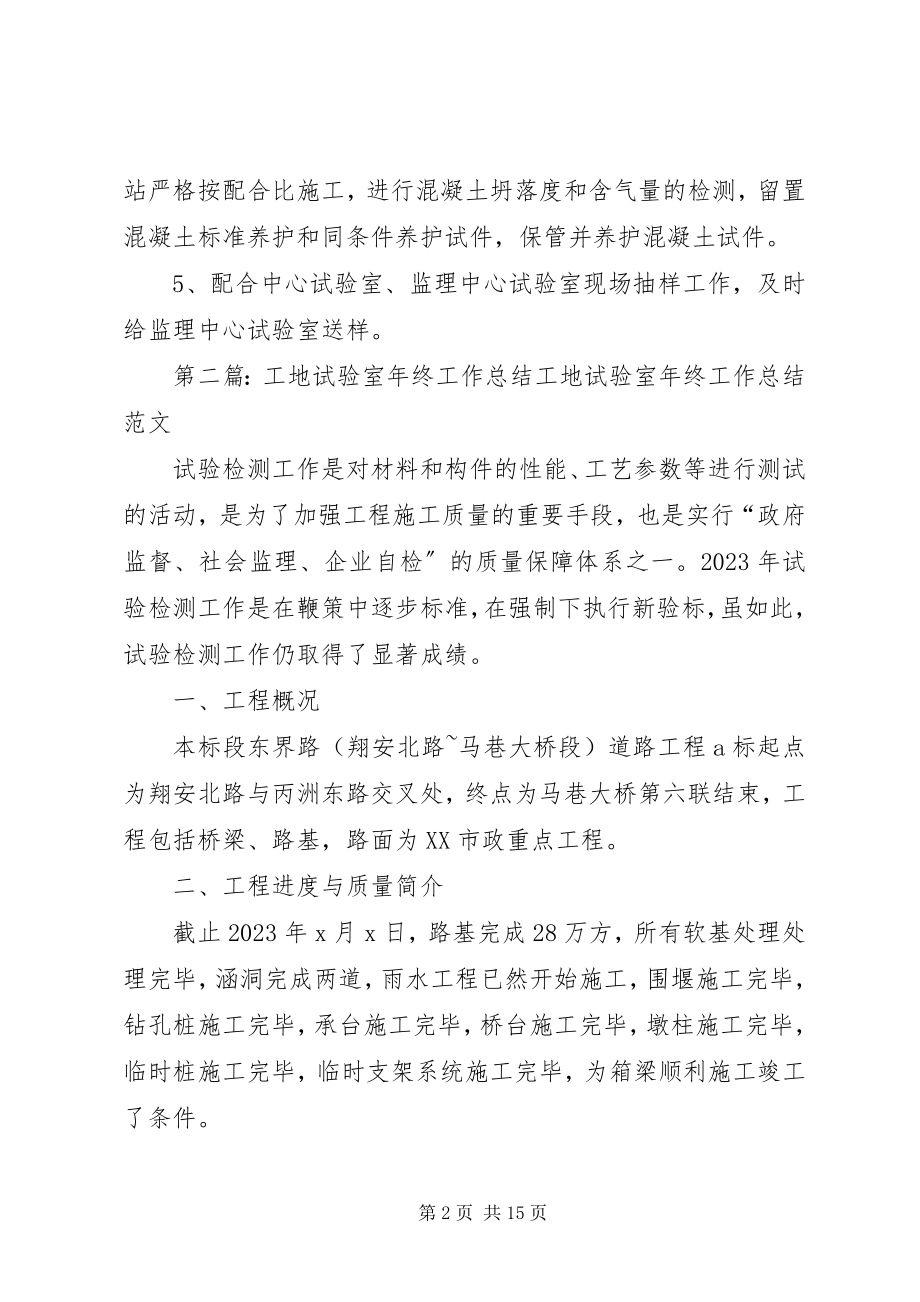 2023年工地试验室年终工作总结.docx_第2页