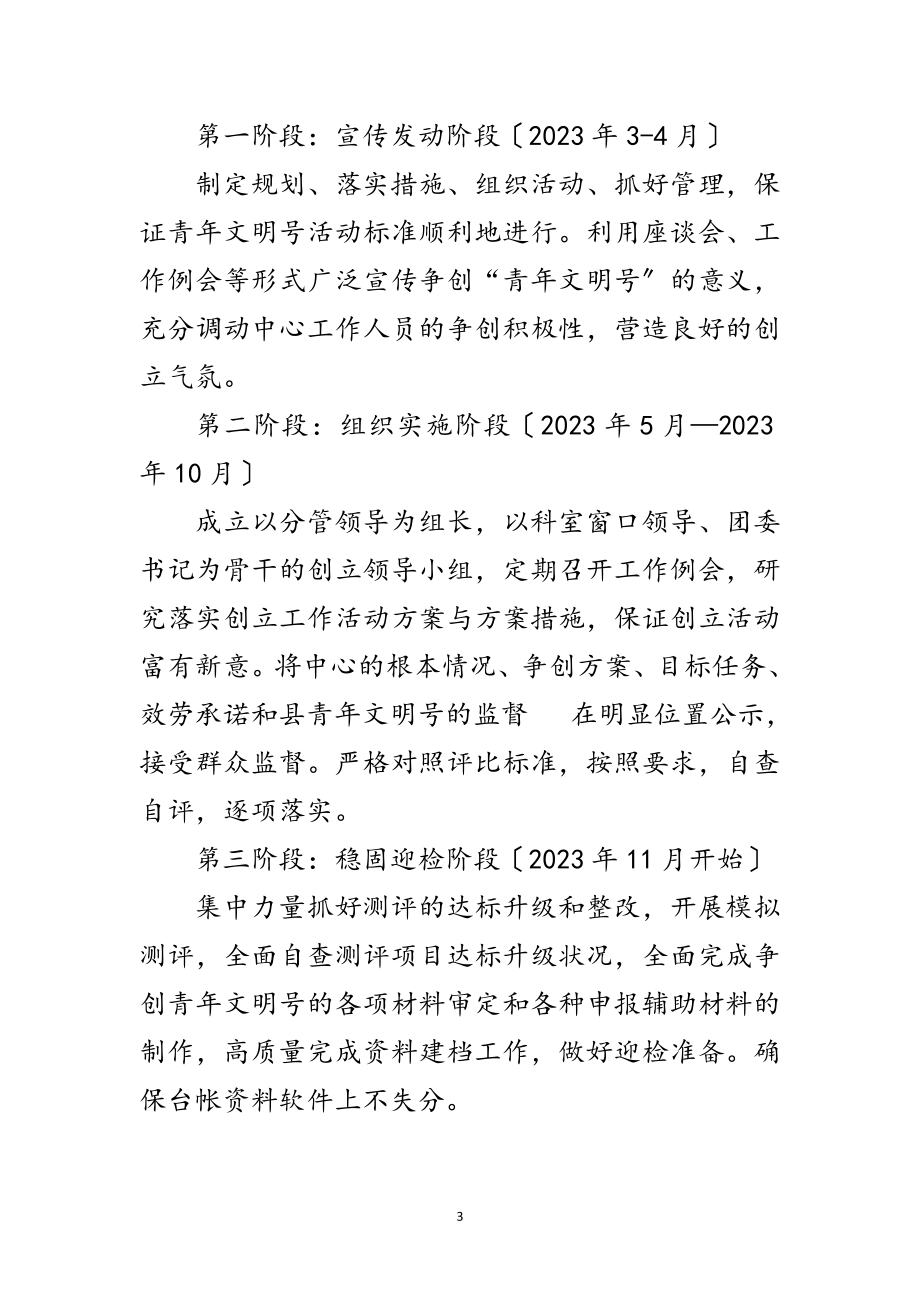 2023年法律服务中心青年文明号争创方案范文.doc_第3页