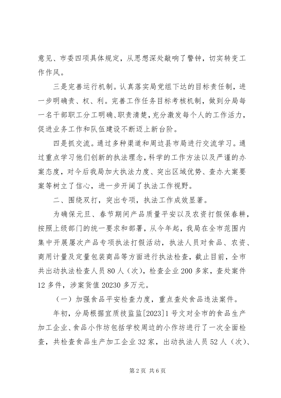 2023年市质监局稽查分局工作总结.docx_第2页