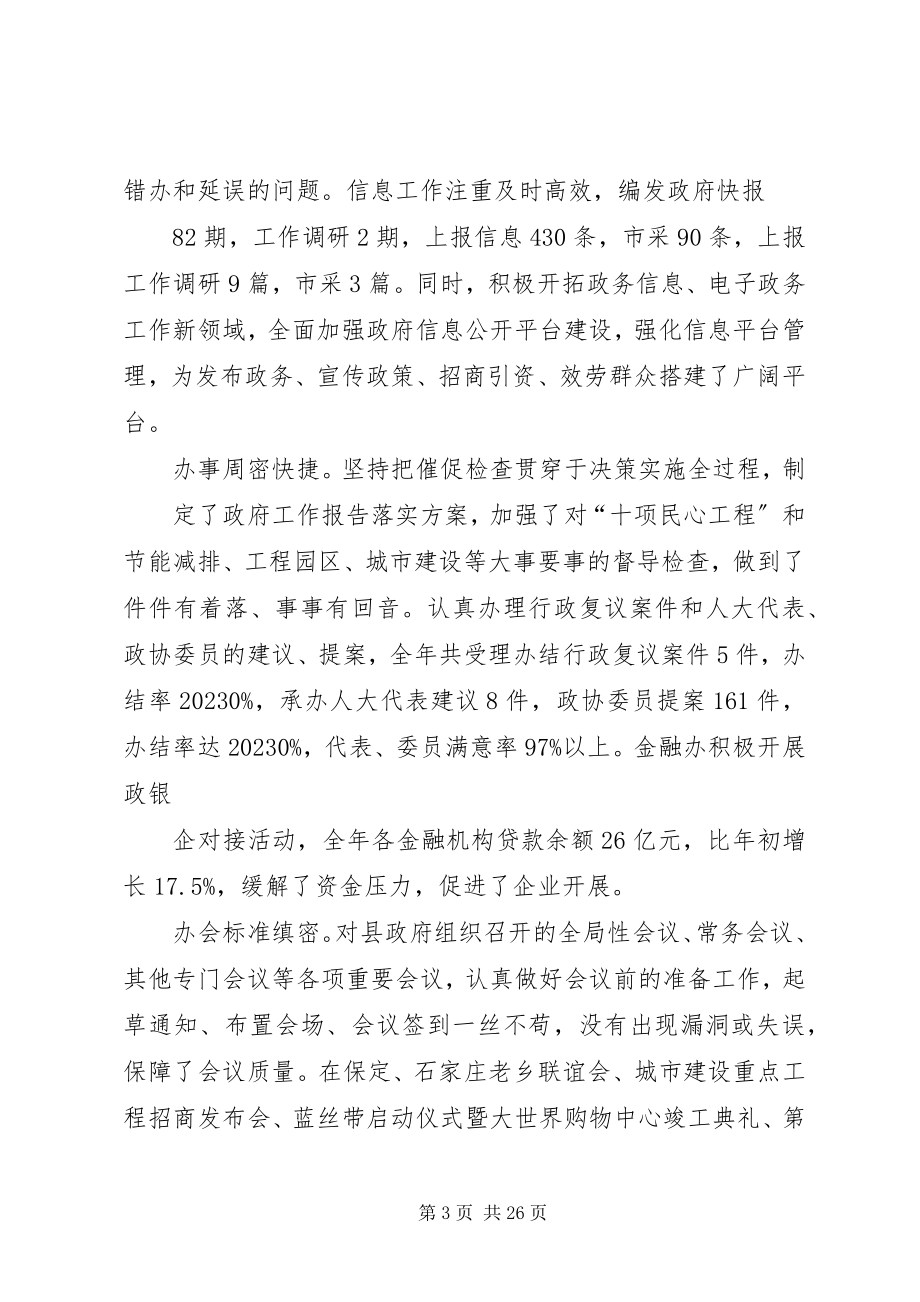 2023年人民政府办公室工作总结小编推荐.docx_第3页