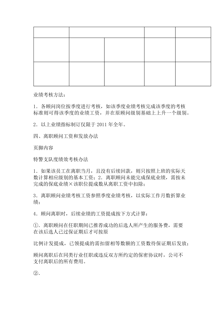 2023年猎头公司薪酬绩效管理方案五人团队.doc_第3页