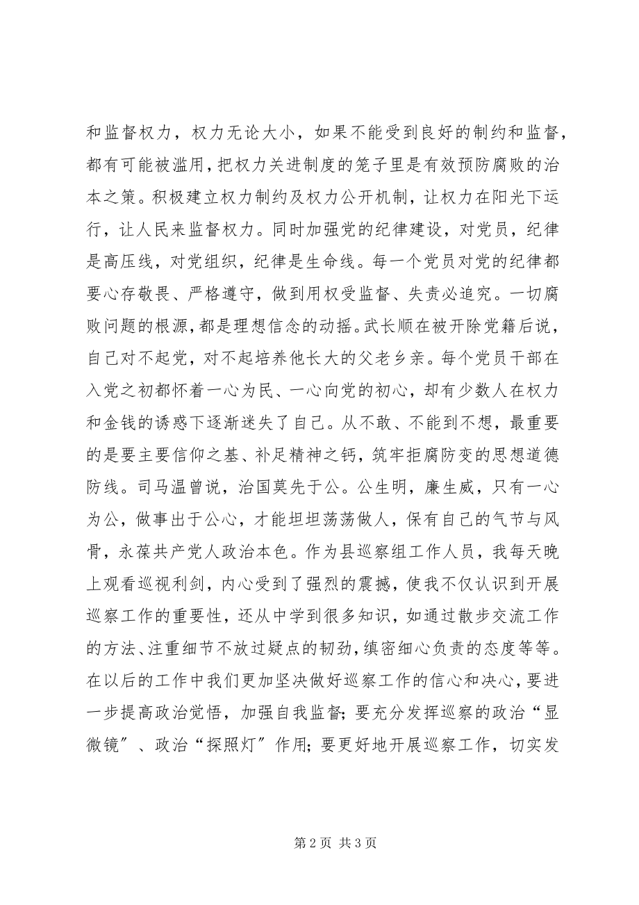 2023年《巡视利剑》心得体会利剑高悬于心警钟长鸣于耳新编.docx_第2页