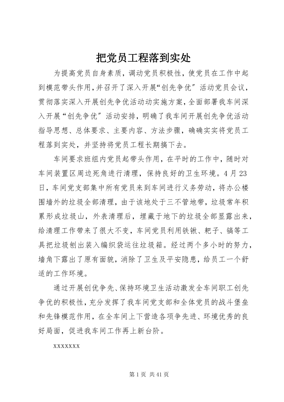 2023年把党员工程落到实处新编.docx_第1页