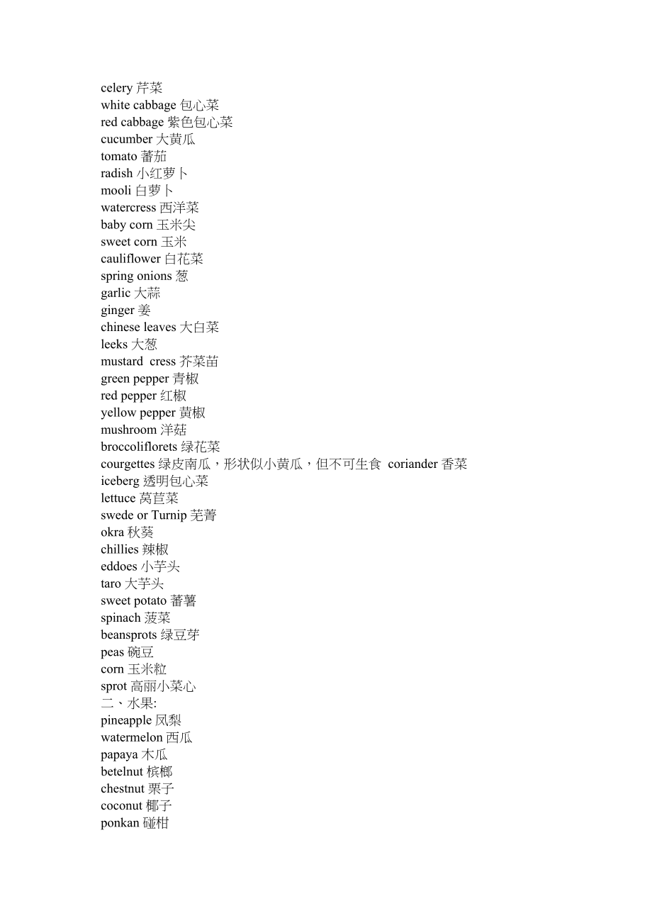 2023年食物的英语单词大全.docx_第2页