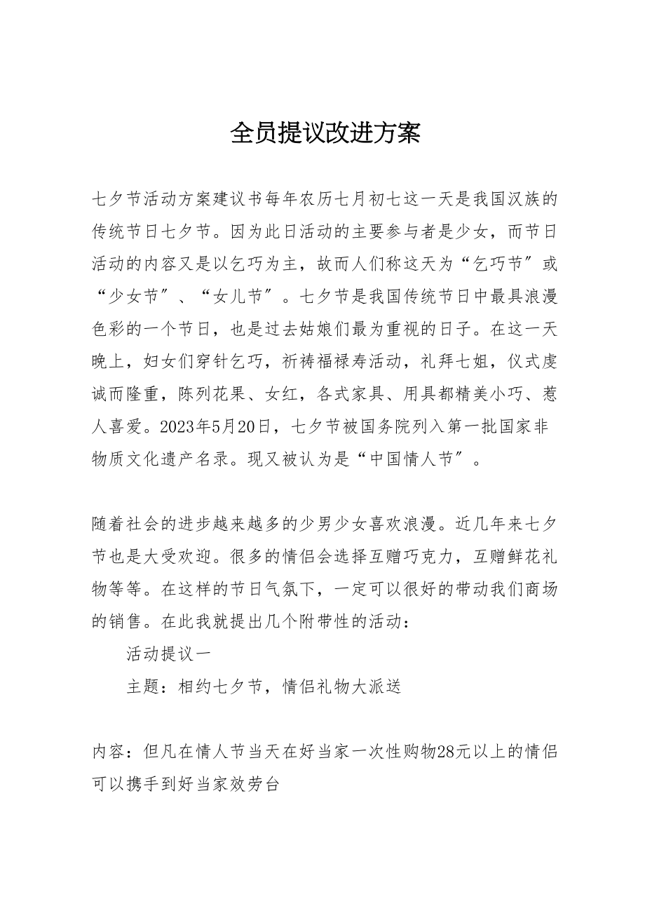 2023年全员提议改进方案 2.doc_第1页