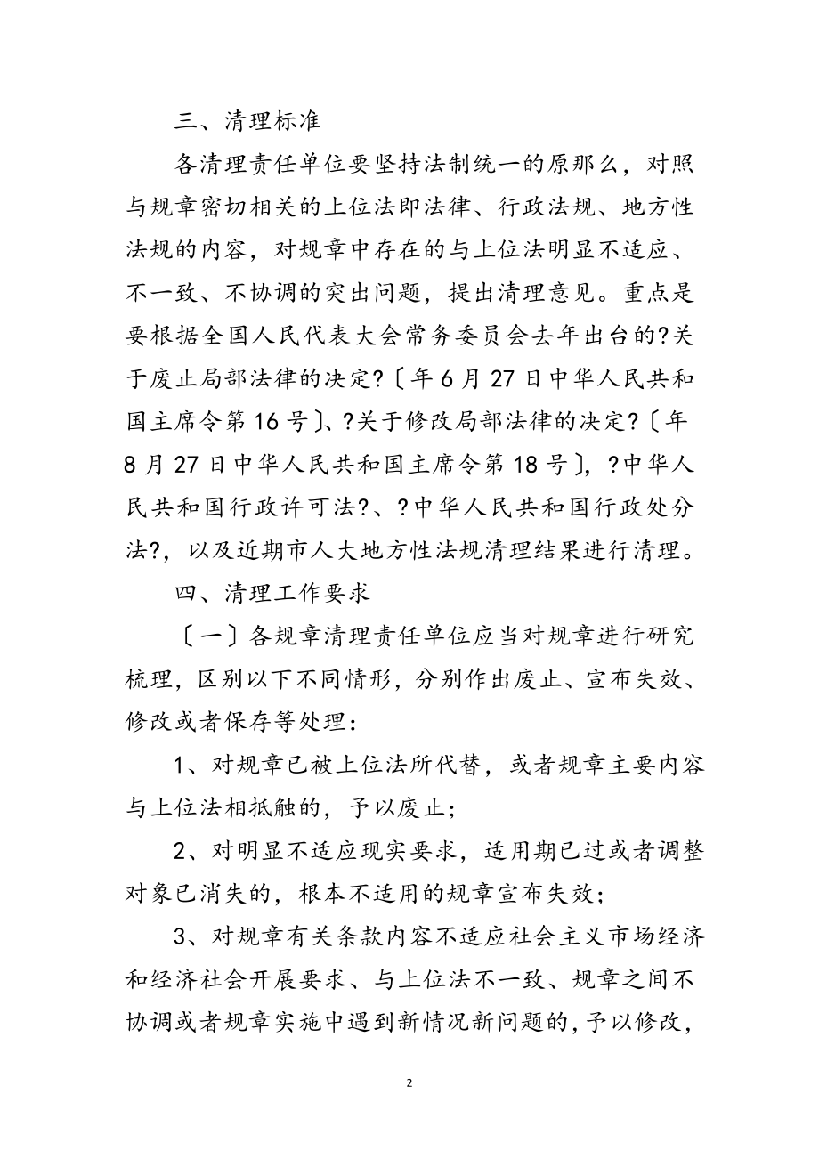 2023年规章清理事项通知范文.doc_第2页