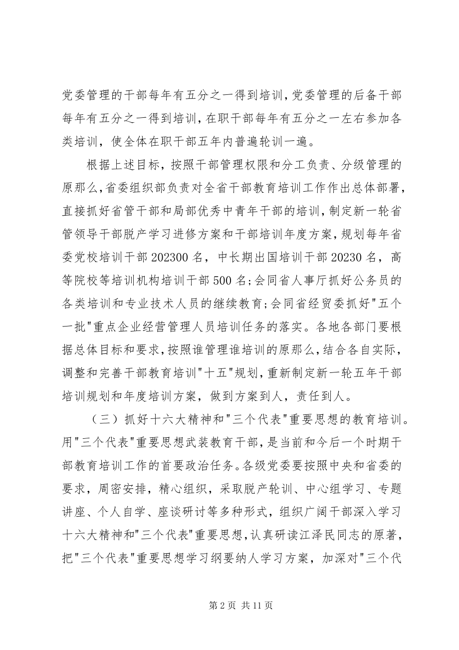 2023年干部教育培训实施方方案.docx_第2页