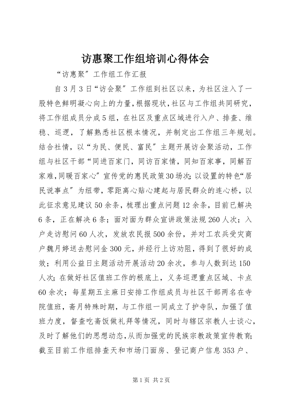 2023年访惠聚工作组培训心得体会.docx_第1页