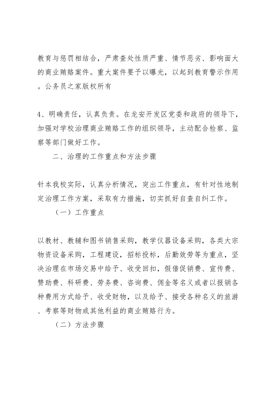 2023年学校反商业贿赂实施方案 .doc_第3页