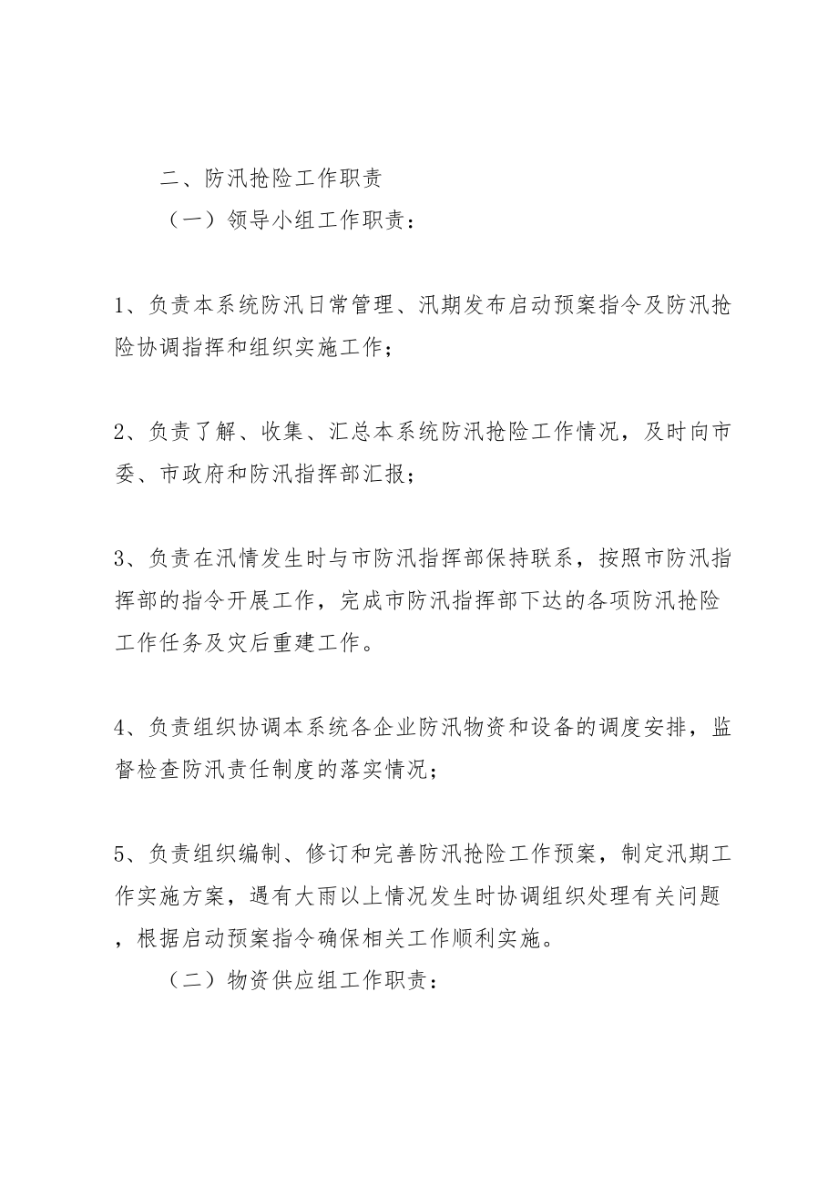 2023年商务局《年防洪救灾工作预案》新编.doc_第3页