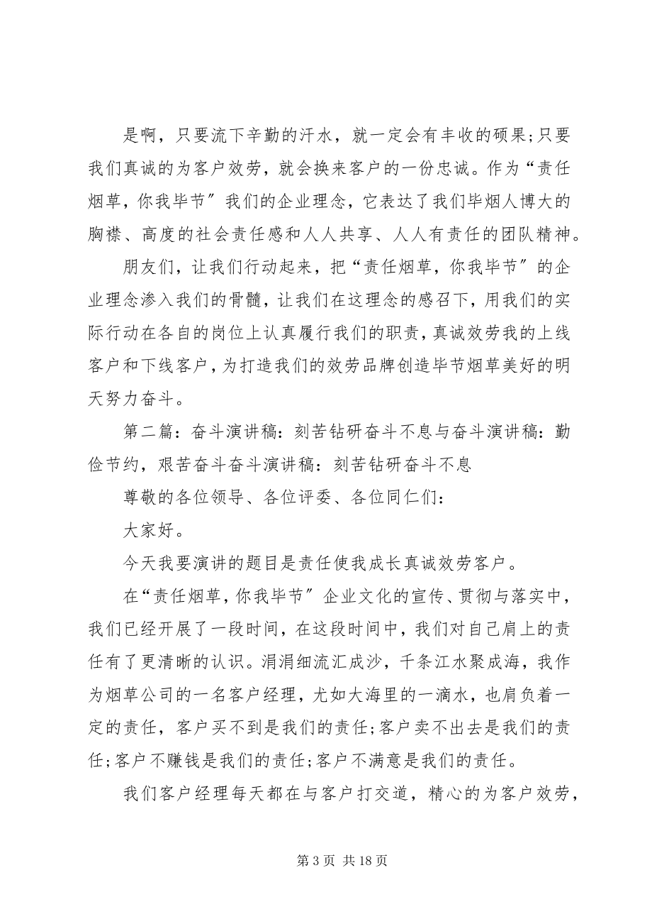 2023年奋斗的演讲稿刻苦钻研奋斗不息.docx_第3页