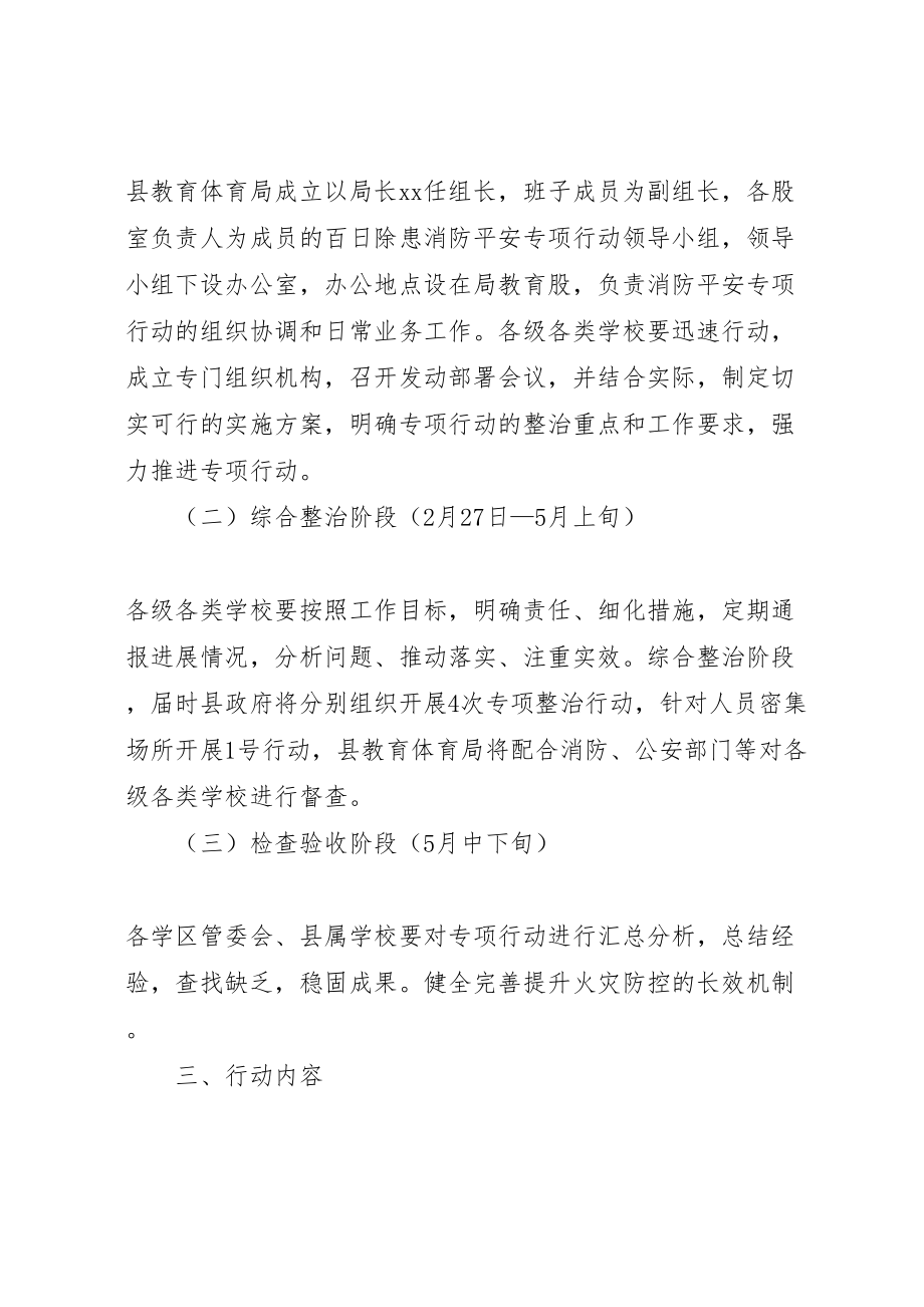 2023年县教育系统消防安全专项行动实施方案.doc_第2页