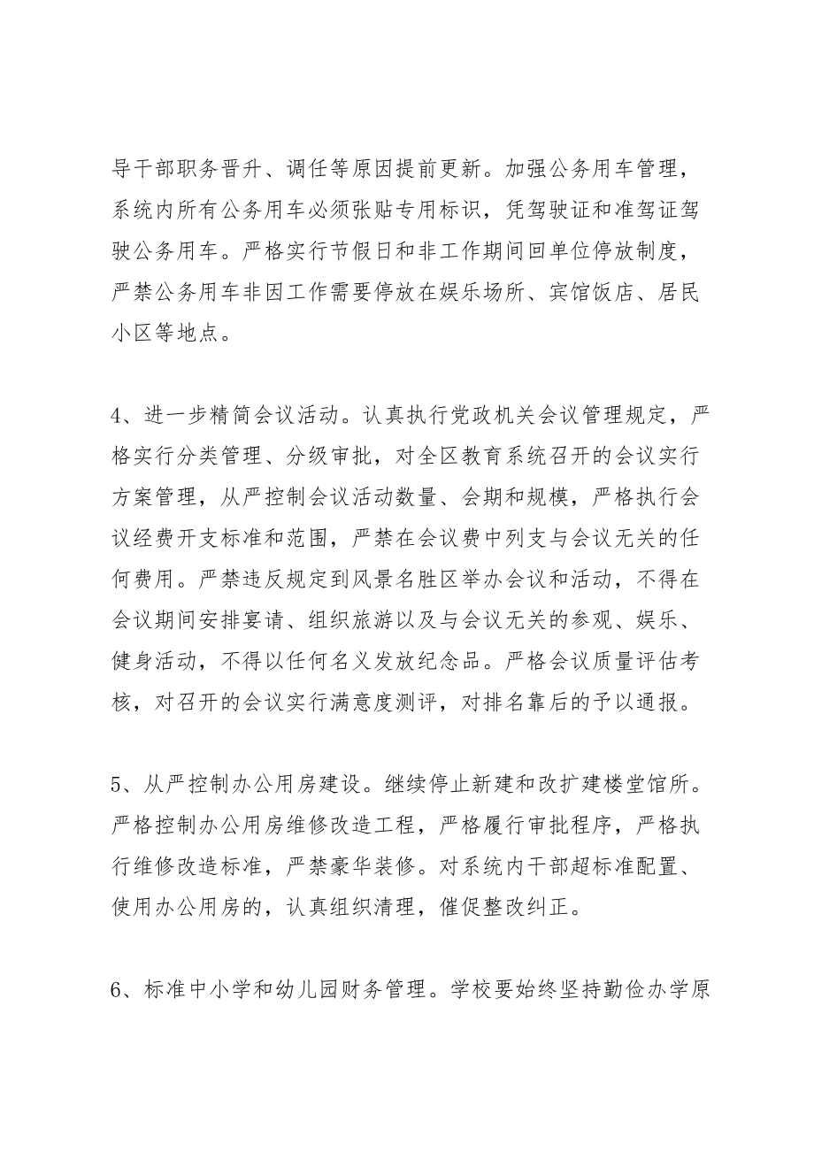 2023年反浪费反奢侈整治行动实施方案.doc_第3页