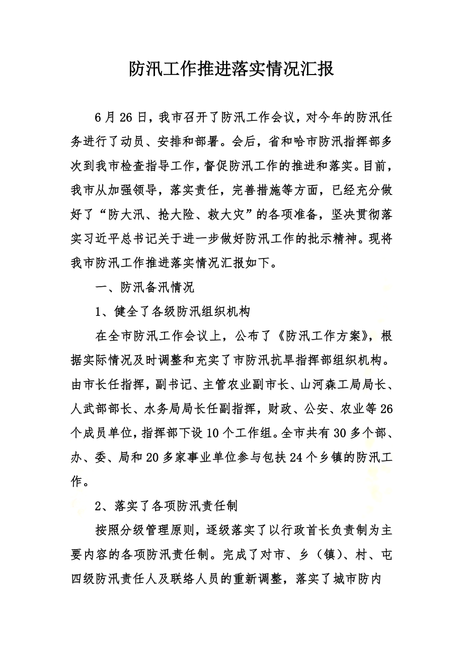 防汛工作推进落实情况汇报.docx_第2页