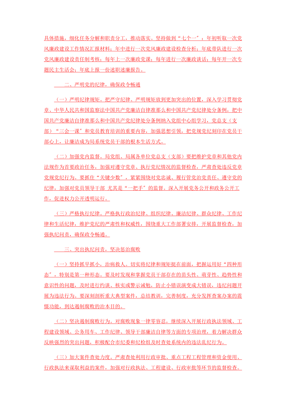 2023年城管局党风廉政建设和反腐败工作实施方案.docx_第2页