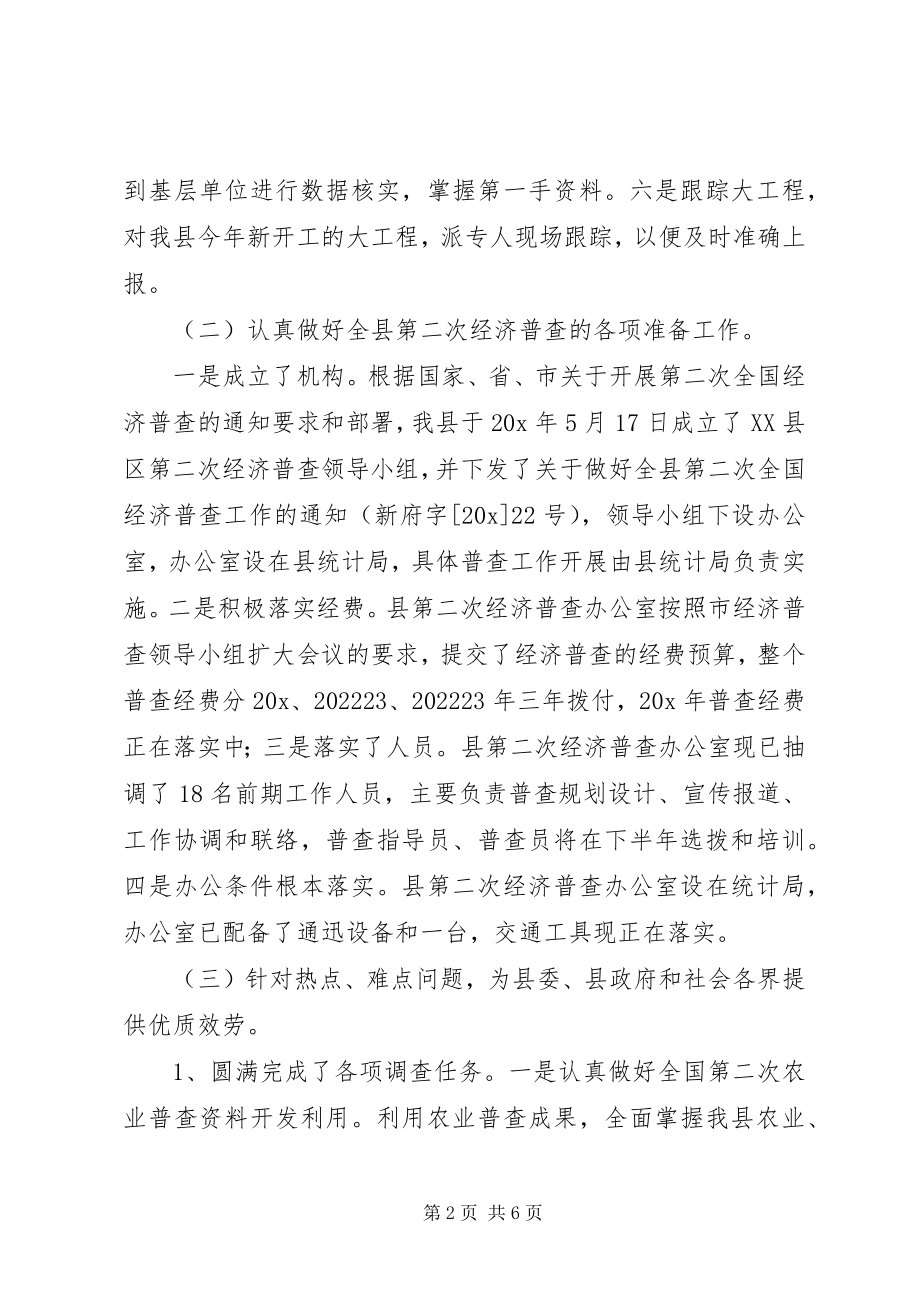 2023年县统计局上半年工作总结及下半年安排.docx_第2页