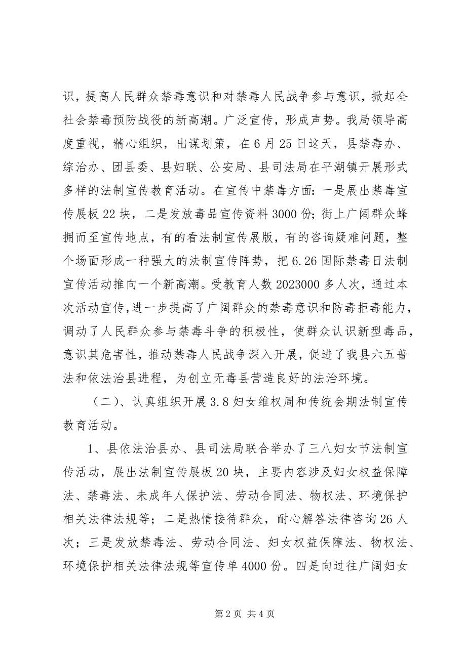 2023年县司法局禁毒工作总结.docx_第2页