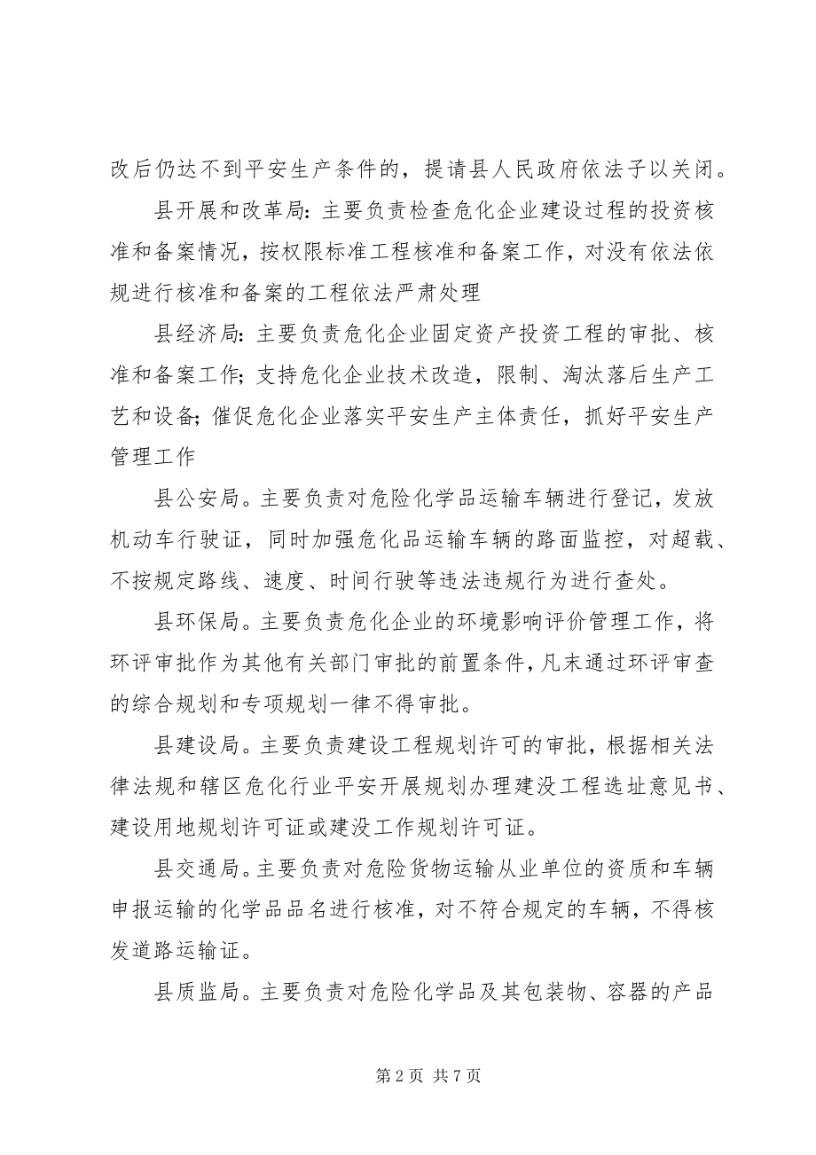 2023年深化危险化学品安全生产专项整治实施方案.docx_第2页