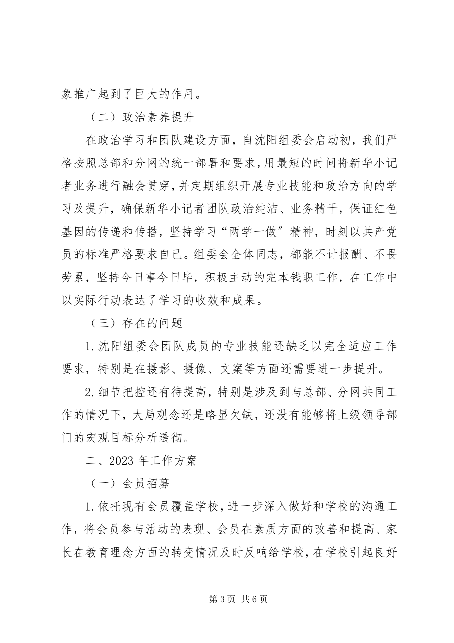 2023年新华小记者活动组委会工作总结及工作计划.docx_第3页