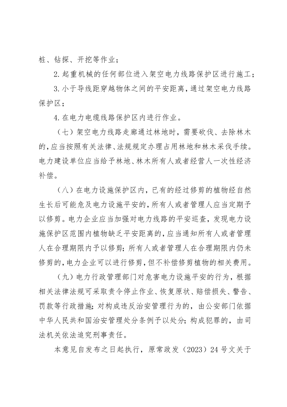 2023年地方电力防护工作意见新编.docx_第3页