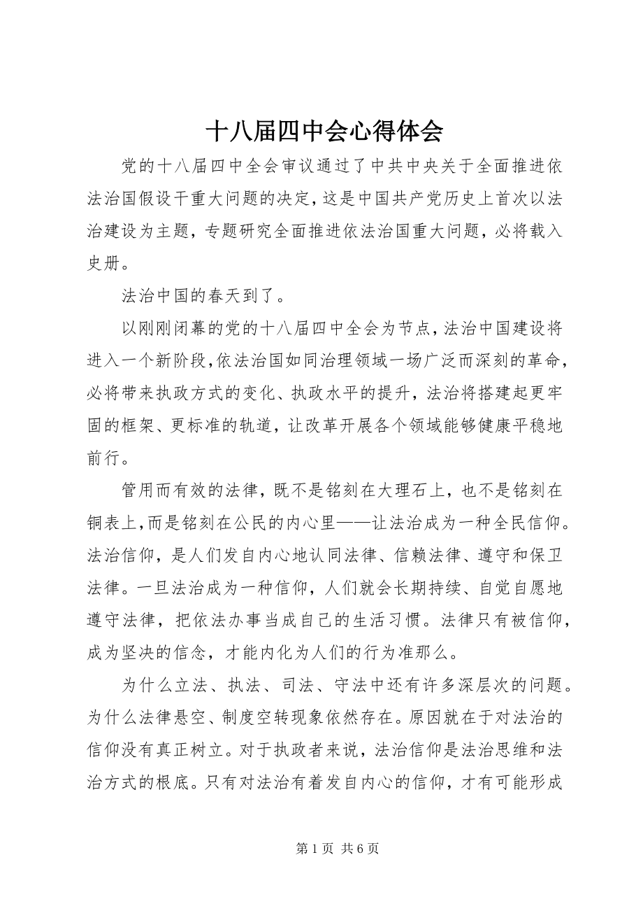 2023年十八届四中会心得体会.docx_第1页