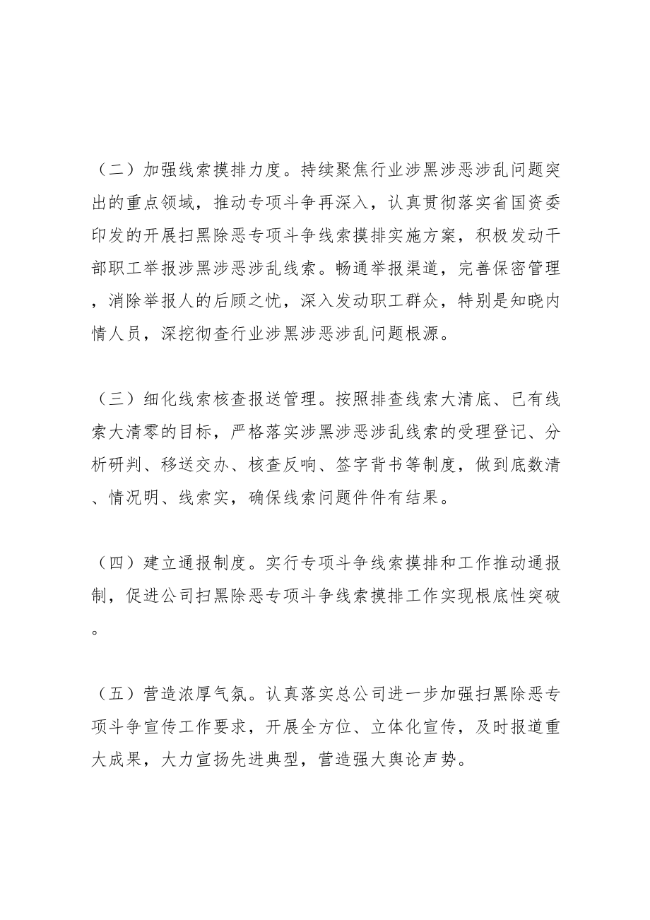 2023年公司扫黑除恶专项斗争重点整治方案.doc_第2页