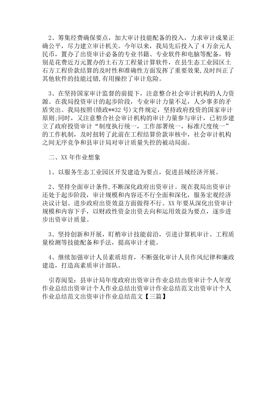 2023年政府投资审计工作总结.doc_第2页