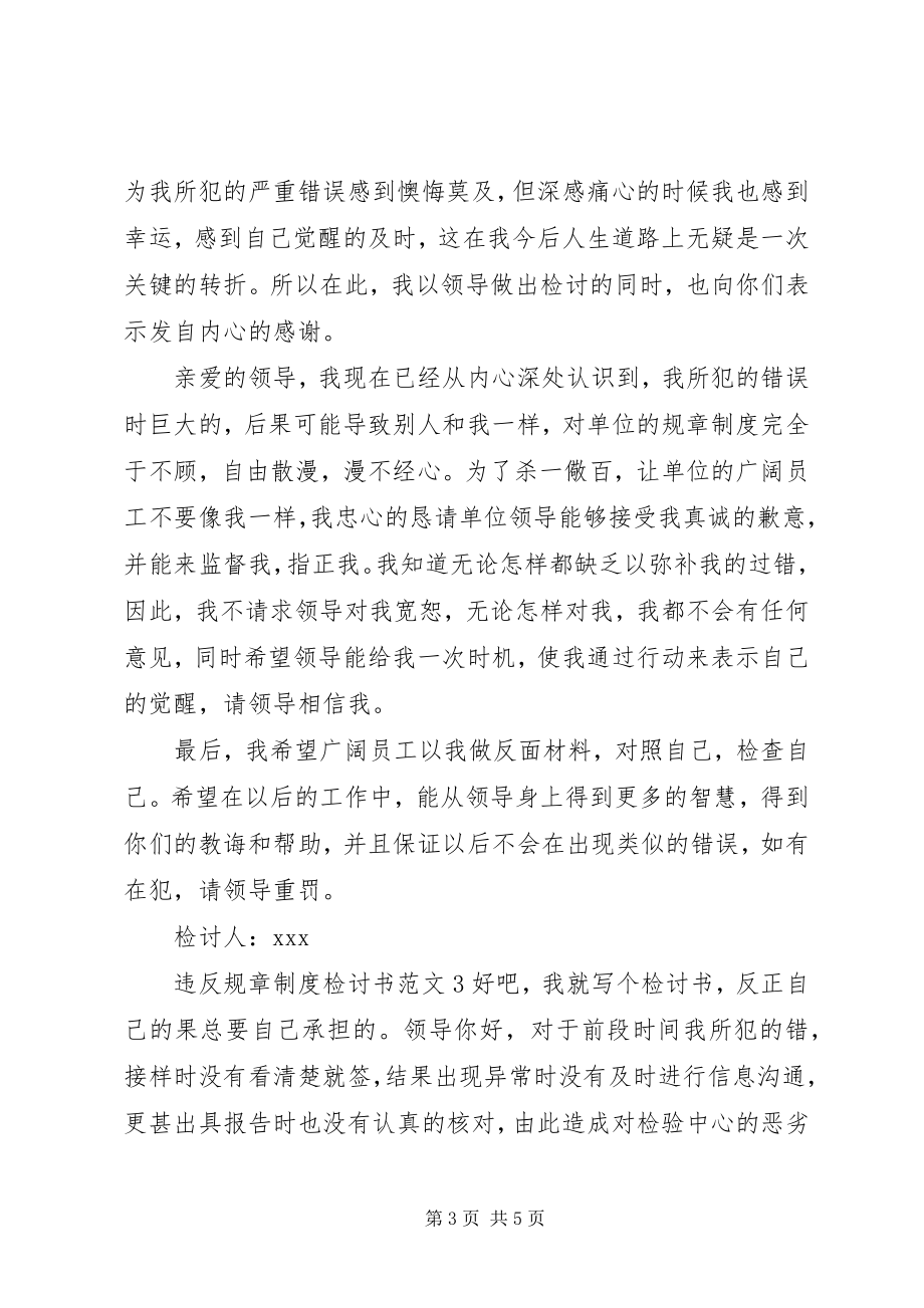 2023年违反规章制度检讨书2.docx_第3页