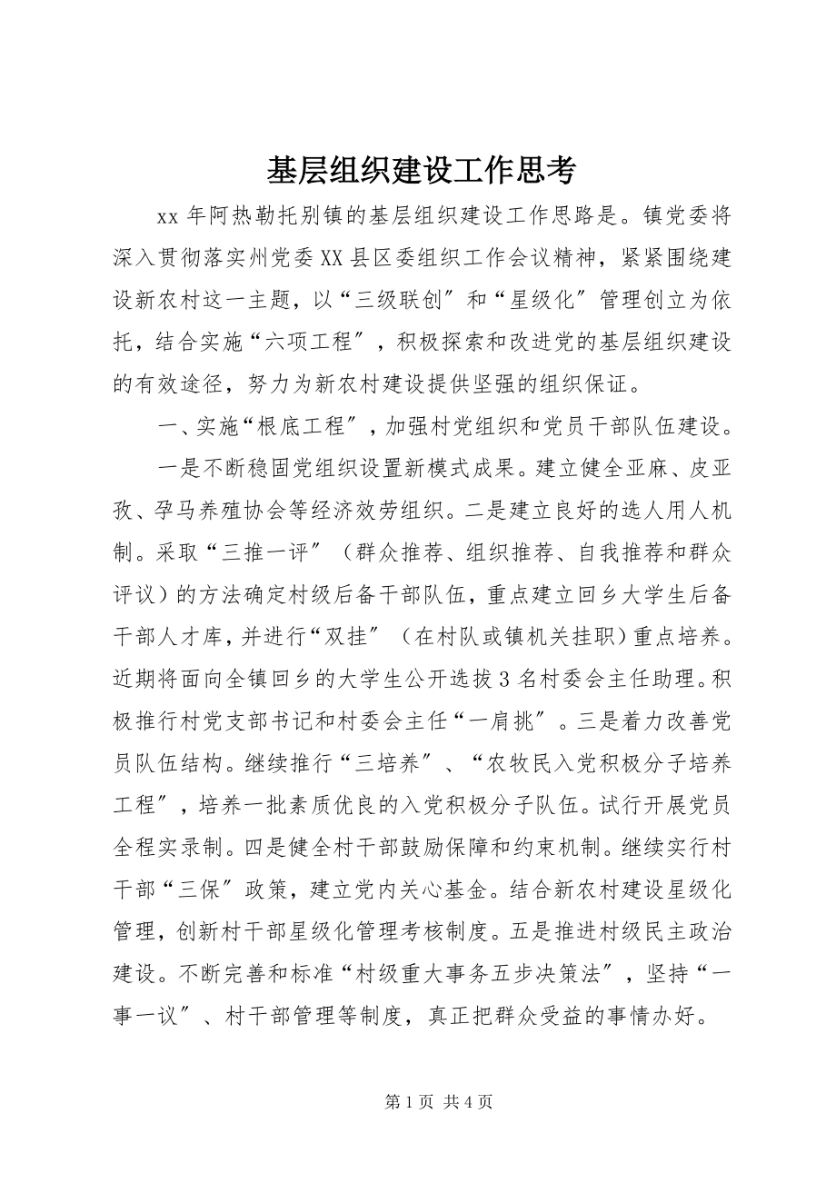 2023年基层组织建设工作思考.docx_第1页