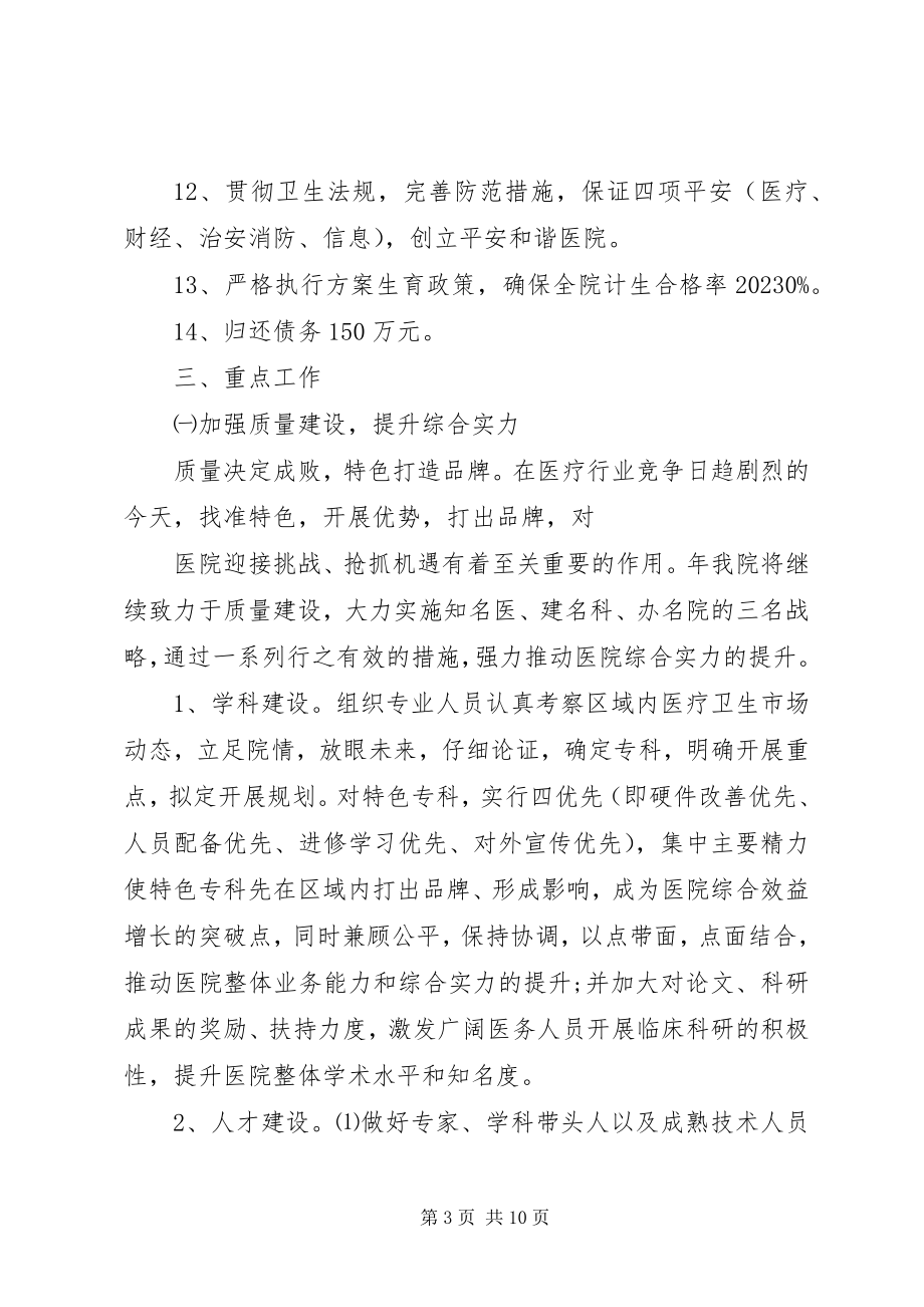 2023年医院年度工作计划大全.docx_第3页