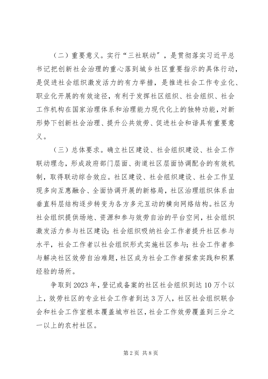 2023年XX省民政厅关于在全省推进城市社区建设的意见.docx_第2页