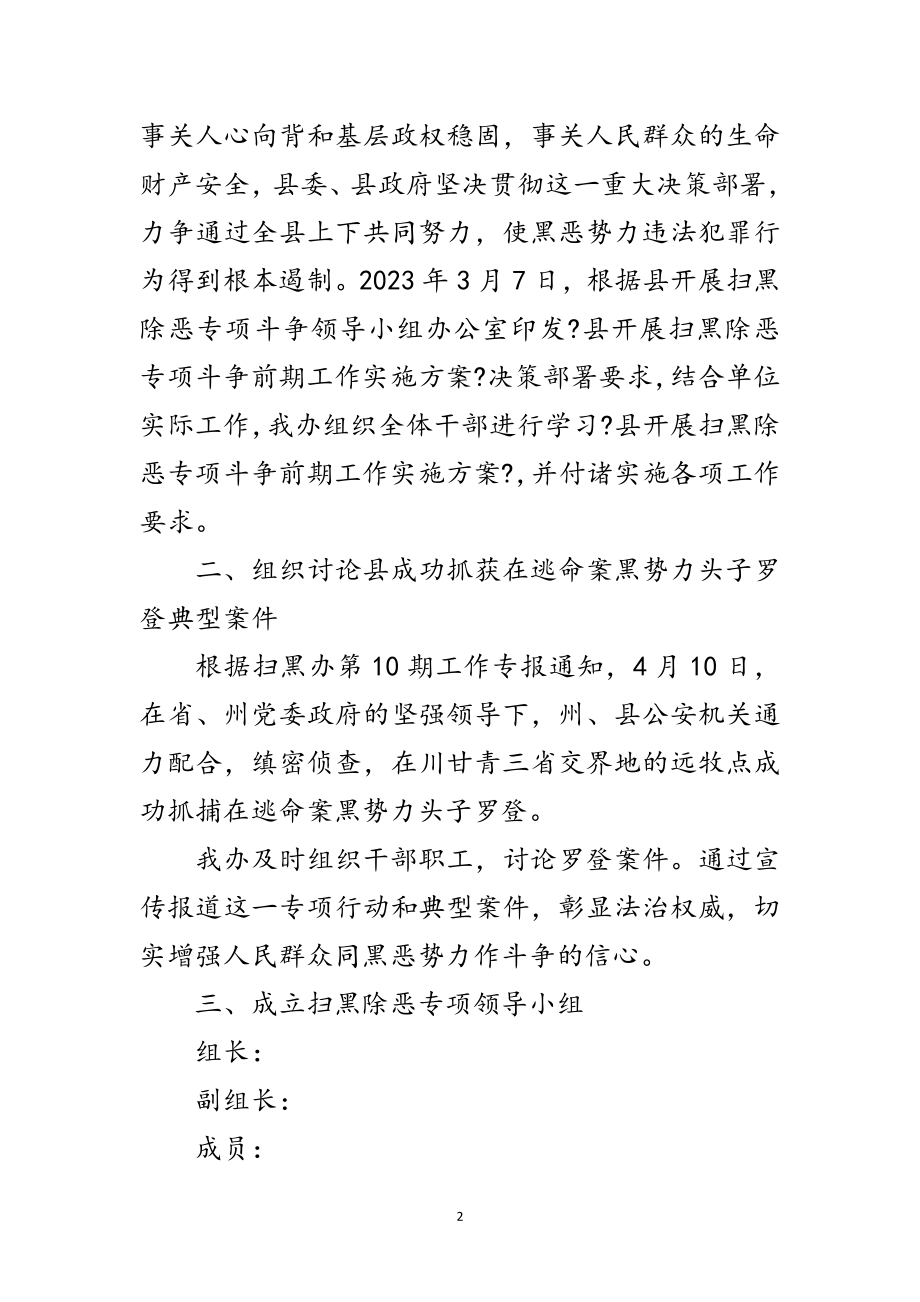 2023年年扫黑除恶专项斗争上半年总结范文.doc_第2页