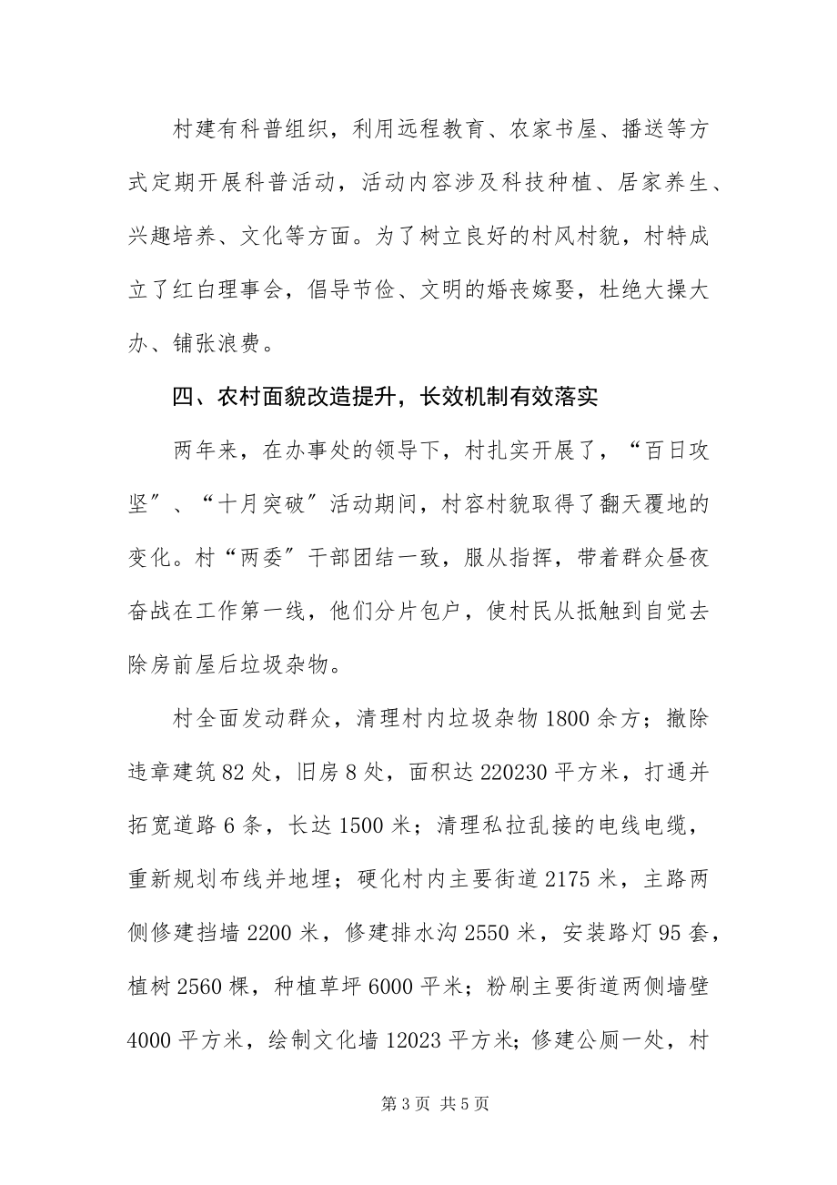 2023年办事处市级文明村申报材料新编.docx_第3页