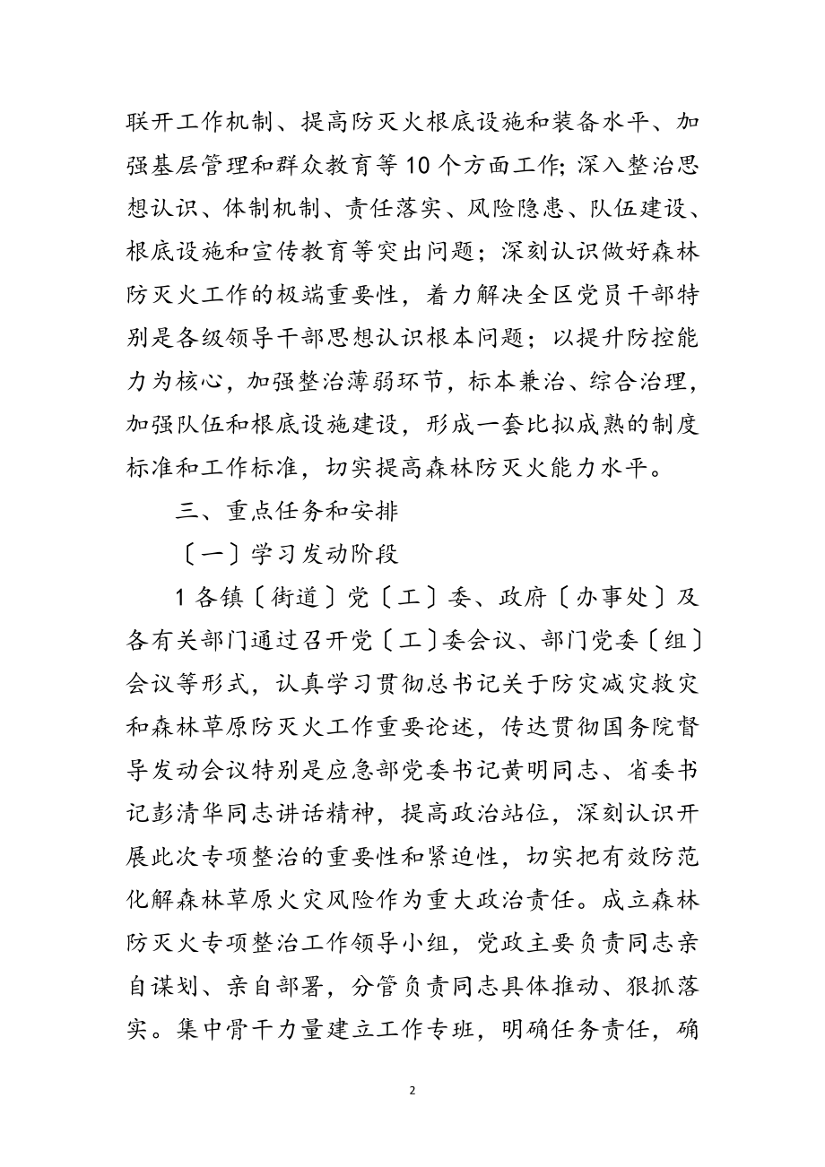 2023年区森林防灭火专项整治推进方案范文.doc_第2页