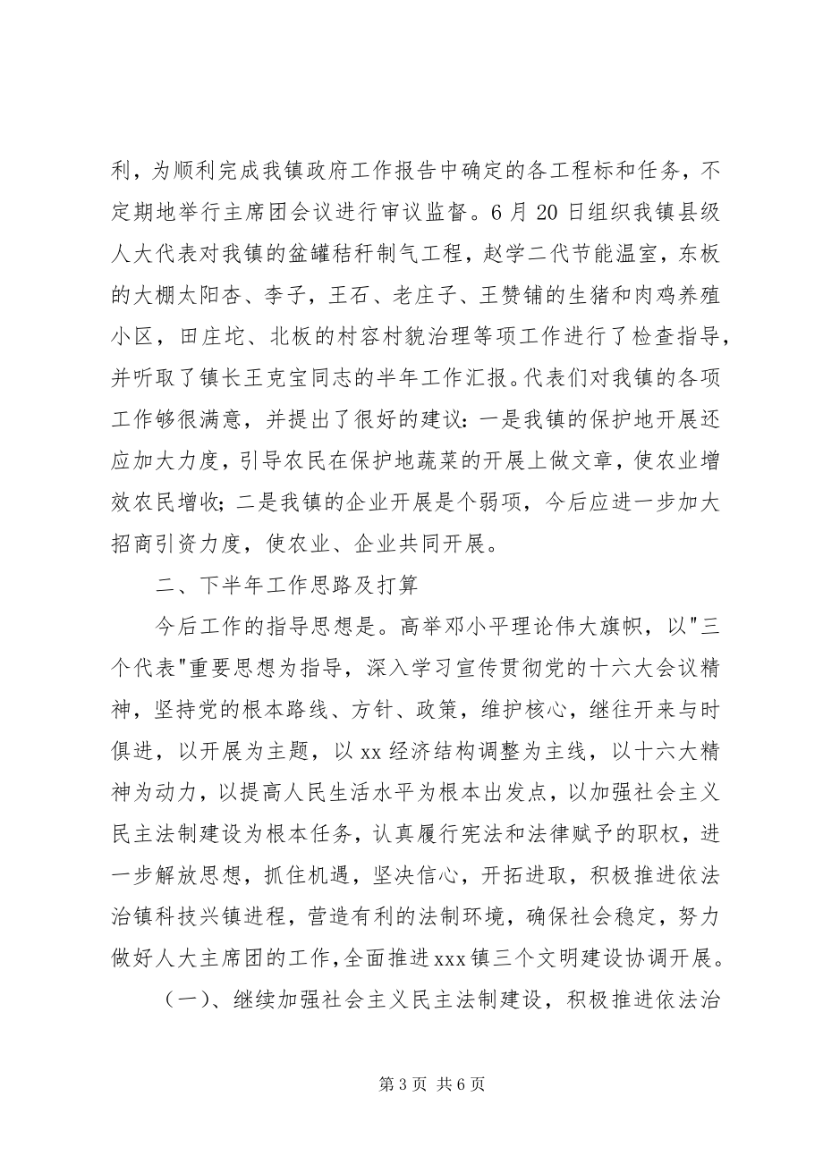 2023年乡镇人大上半年工作总结及下半年工作想法2.docx_第3页