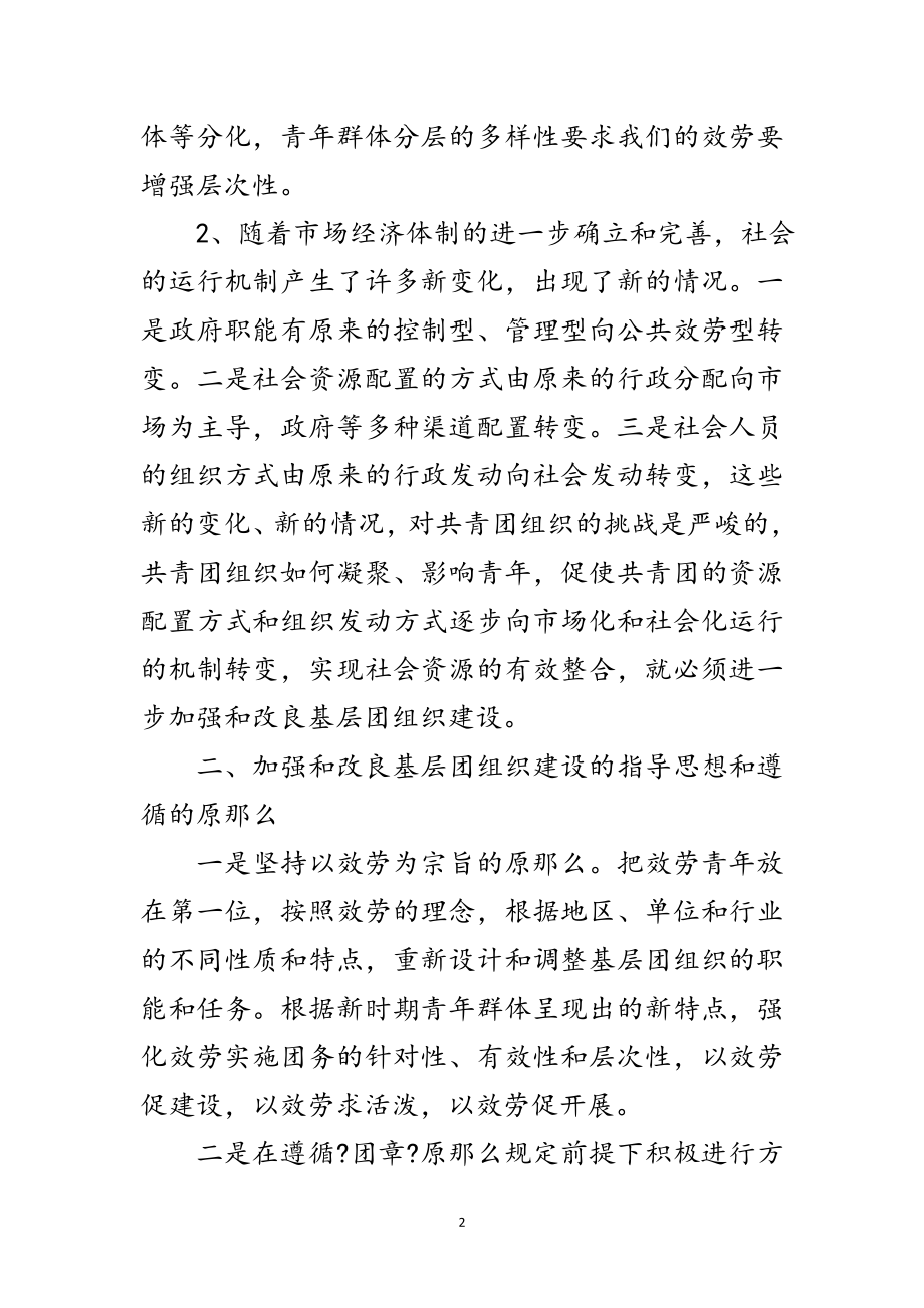 2023年加强基层团组织建设办法范文.doc_第2页