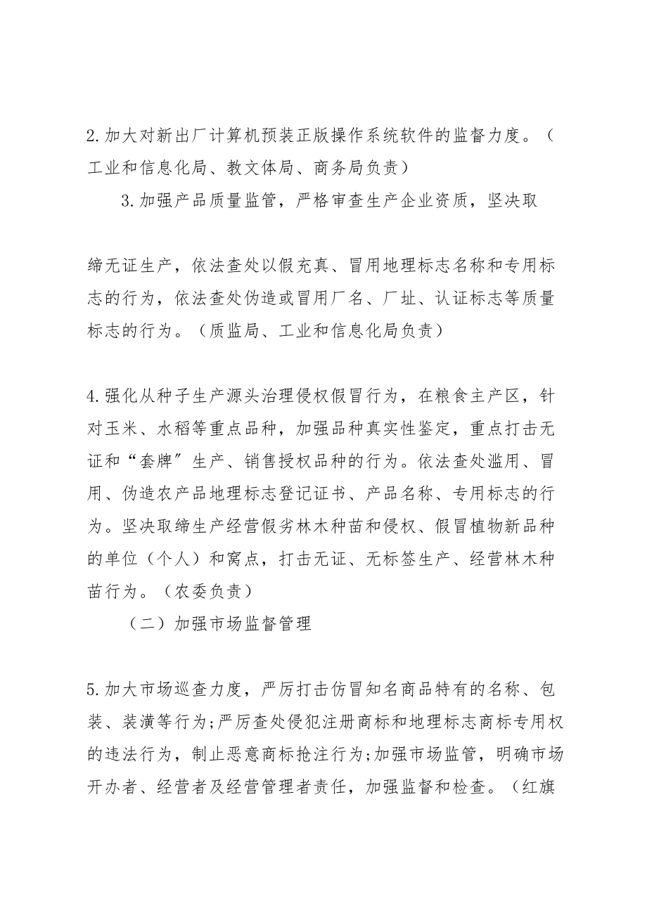 2023年打击侵犯知识产权和制售假冒伪劣商品专项行动方案.doc_第3页