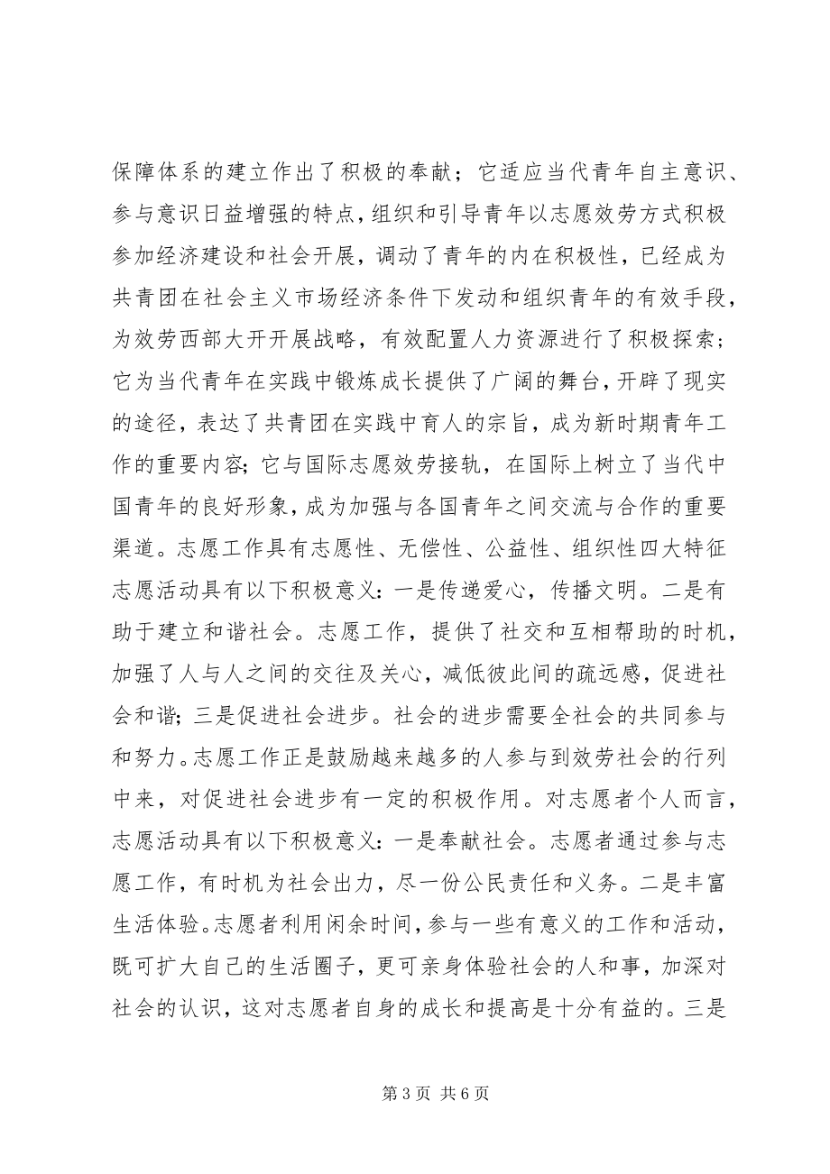 2023年青年志愿者工作总结.docx_第3页