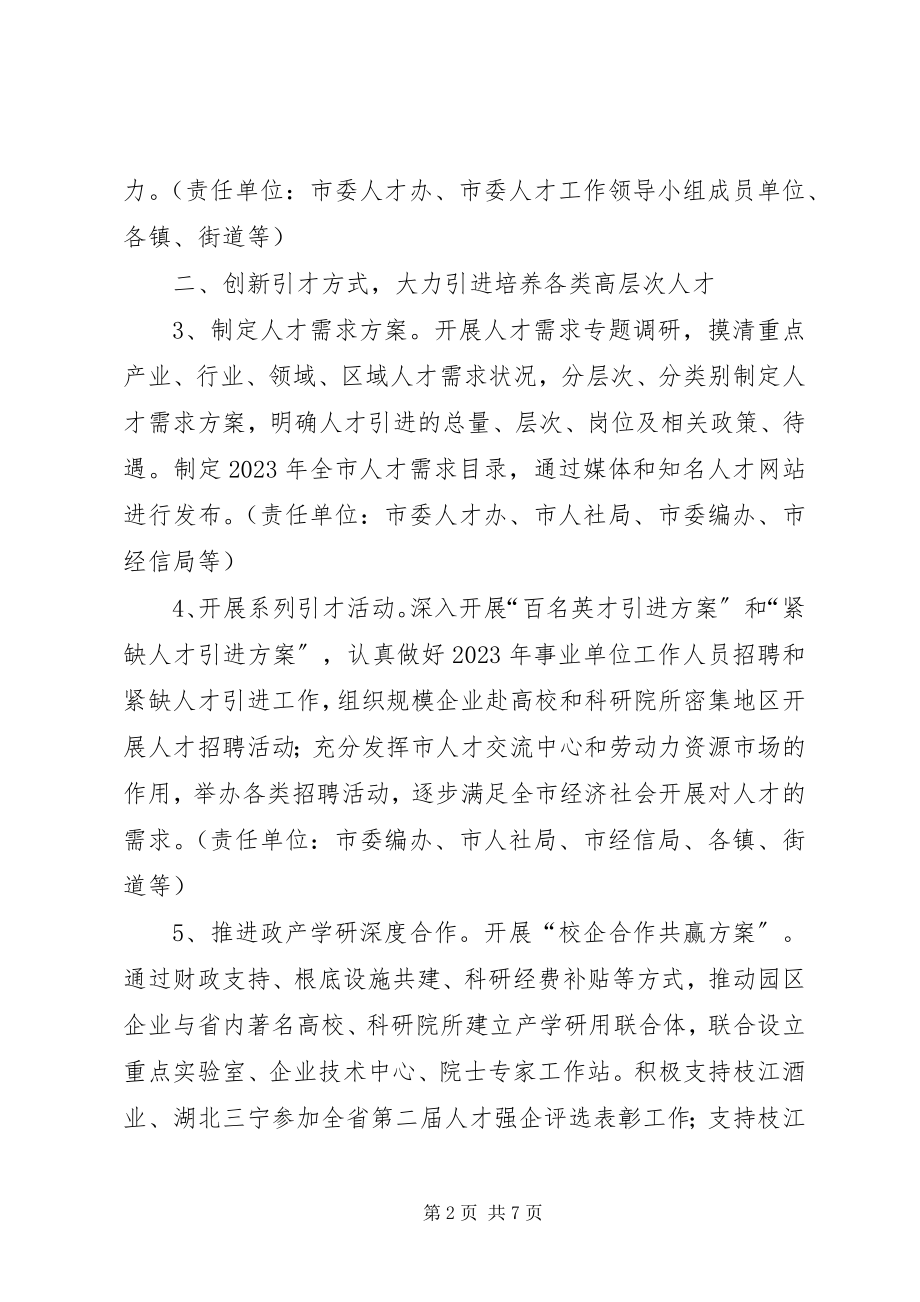 2023年全市机关年度人才工作要点.docx_第2页