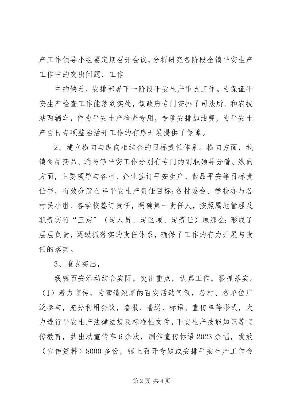 2023年百日提升安全专项整治行动情况汇报.docx_第2页